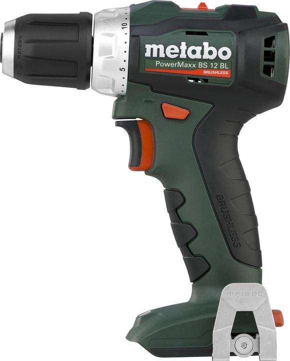 Quick-action drill chuck, Belt hook and bit depot, without charger, without battery pack