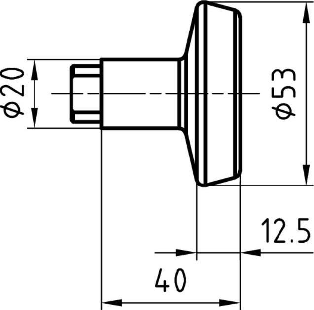 Actual product image Glutz Door knobs 5837 (Door knob)