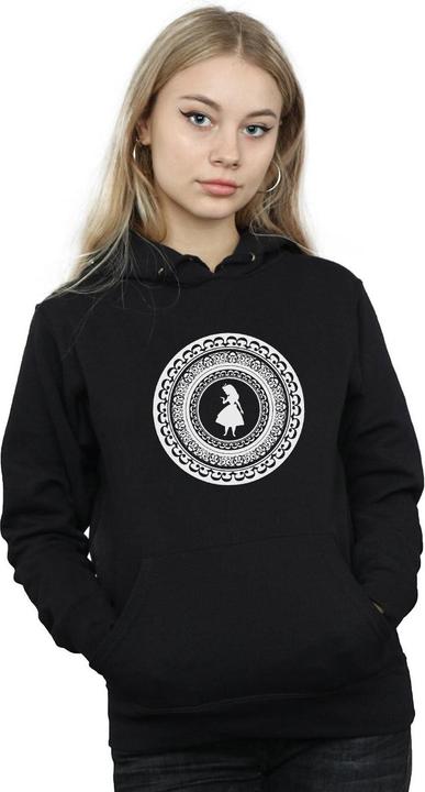 Actual product image Disney Womens/Ladies Alice In Wonderland Circle Hoodie (XXL)