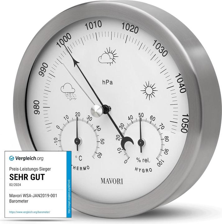 Actual product image Mavori 3in1 Barometer