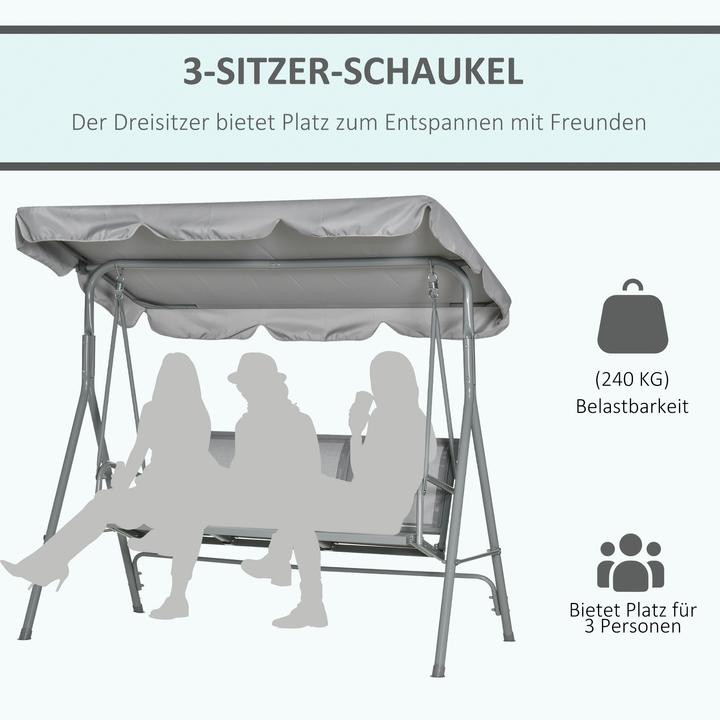Produktbild Outsunny Hollywoodschaukel mit Dach