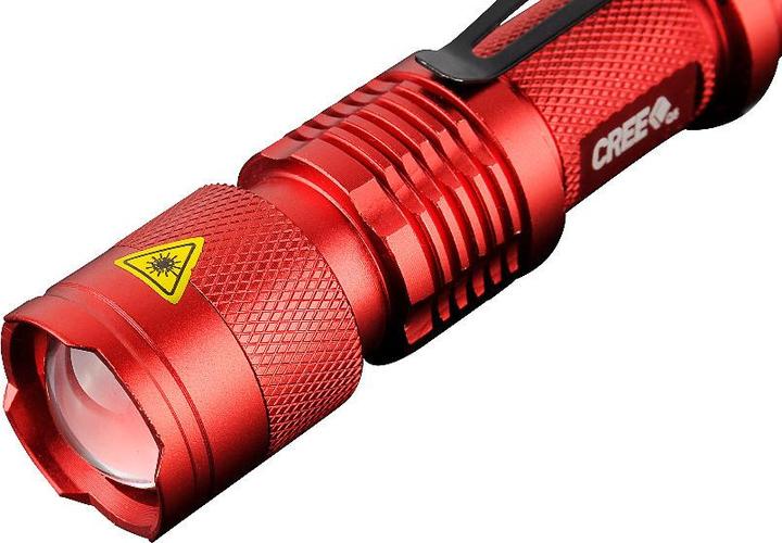 Immagine prodotto JTI Torcia LED CREE Ultrafire - Rosso (13.40 cm, 300 lm)