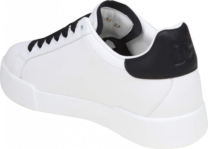 Produktbild Dolce & Gabbana portofino light sneakers in black and white leather (45)