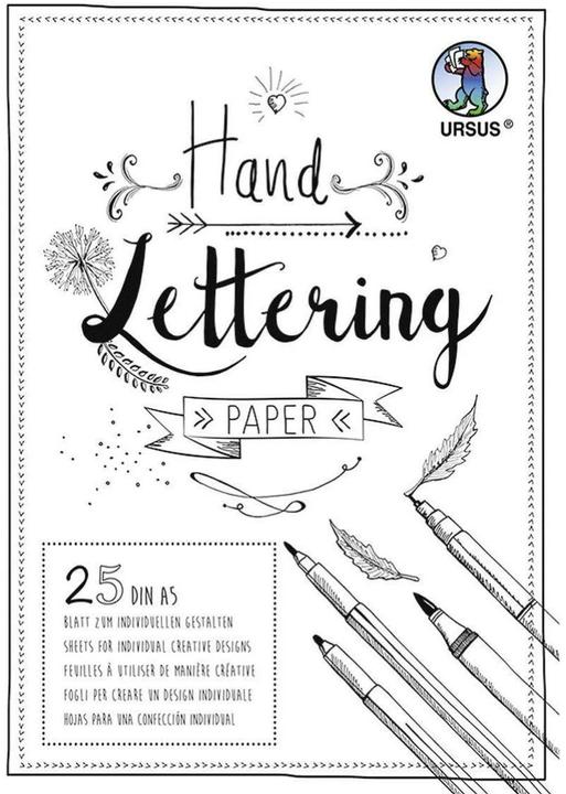 Produktbild Ursus Handlettering (A5, Blanko)