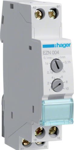 Actual product image Hager HAG EZN004 Time relay pulse shaper 1W 10A