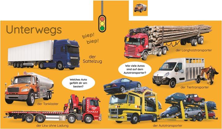 Produktbild Erstes Lernen. Traktor, Bagger, Laster (Deutsch)