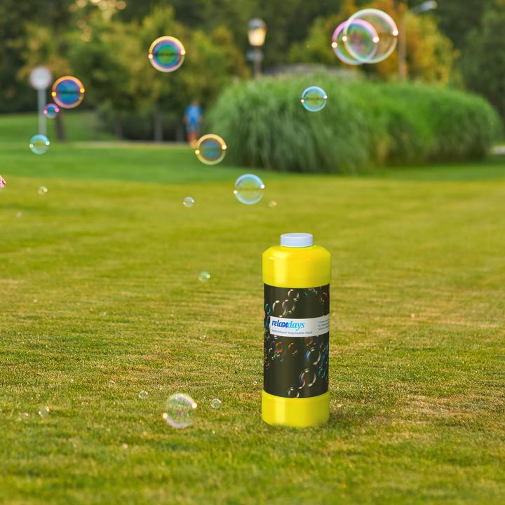 Produktbild Relaxdays 3x Seifenblasen-Nachfüllflasche