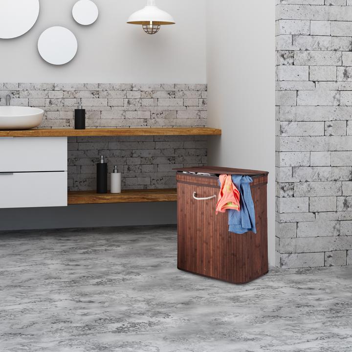 Actual product image Relaxdays Lidded Laundry Hamper (95 l)
