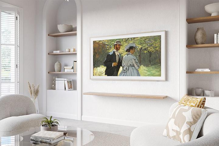 Produktbild Samsung The Frame LS03D 75 Zoll Smart TV Q75LS03DAU 2024 (75", LS03D, QLED, 4K, 2024)