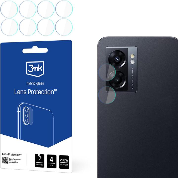 Immagine prodotto 3MK Lens Protect Oppo A77 5G Ochrona na obiektyw aparatu 4szt (4 Pezzo/i, Oppo A77 5G)