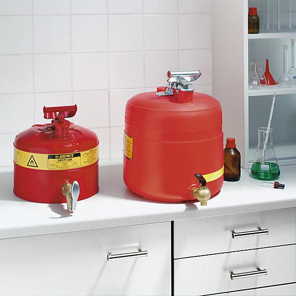 Image du produit Justrite Récipient de soutirage de sécurité avec robinet de soutirage