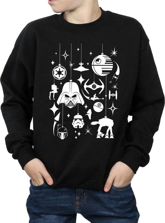 Image du produit Star Wars - Sweat CHRISTMAS DECORATIONS - Garçon (128)