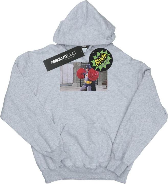 Actual product image Mens Batman TV Series Bat Gains Hoodie (S)