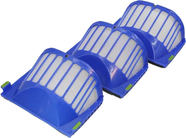 Immagine prodotto Flickbee Set di filtri HEPA AeroVac (3 pezzi) per iRobot Roomba serie 600 (equivalente a 4501353)