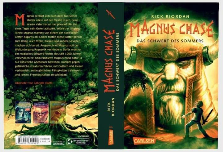 Actual product image Riordan:Magnus Chase 1: Das Schwert des (Rick Riordan., German)