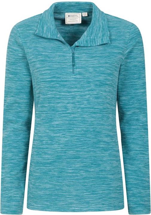 Actual product image Mountain Warehouse Womens/Ladies Snowdon Melange Fleece Top (38 D)