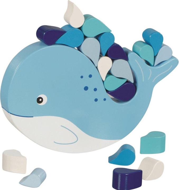 Actual product image Goki Balancing game whale (German, English, French, Italian)