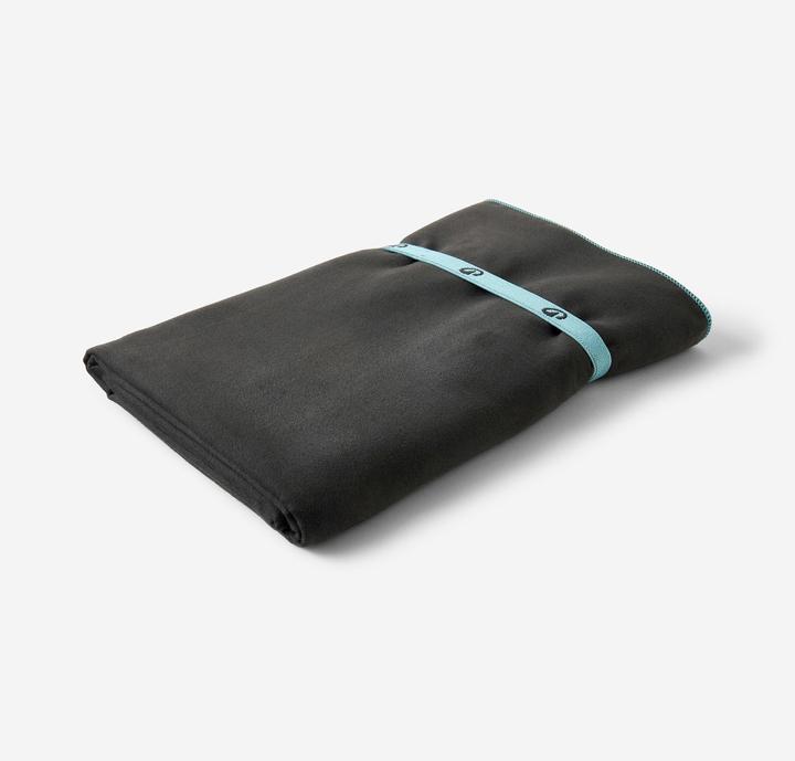 Produktbild Nabaiji Mikrofaser-Handtuch ultrakompakt XL 110 × 175 cm - schwarz (110 x 175 cm)