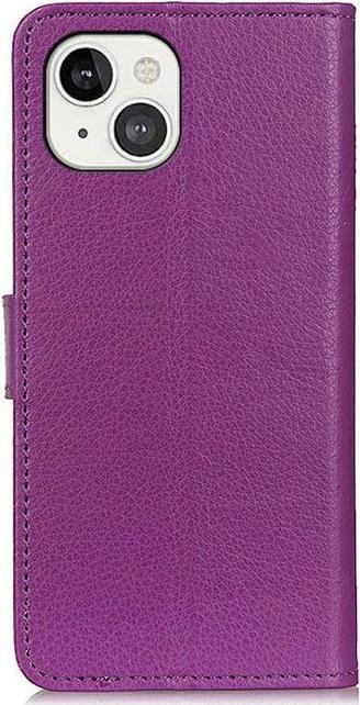Actual product image MU Classic Litchi Leather Bookcover Series (Apple iPhone 13)
