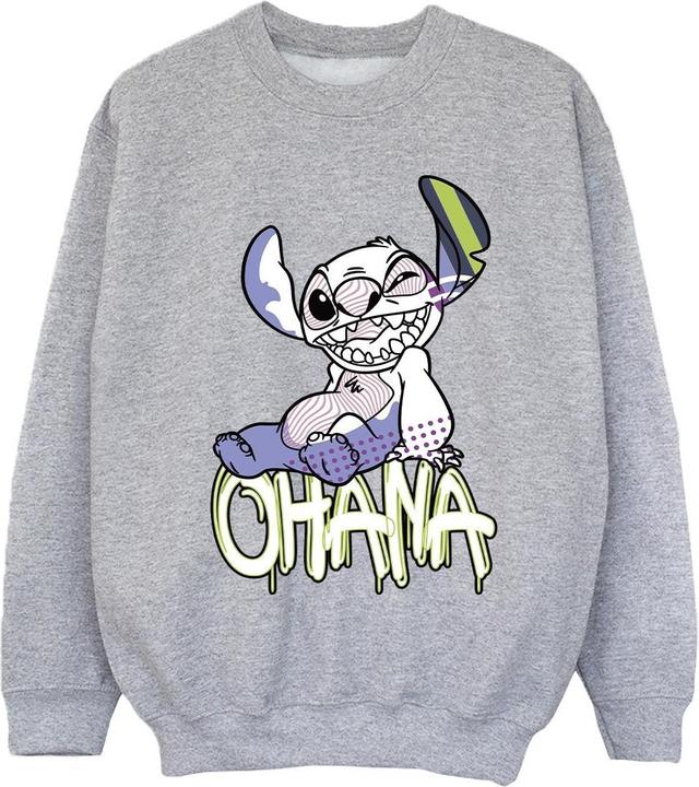 Image du produit Disney - Sweat LILO AND STITCH OHANA GRAFFITI - Fille (152, 158)