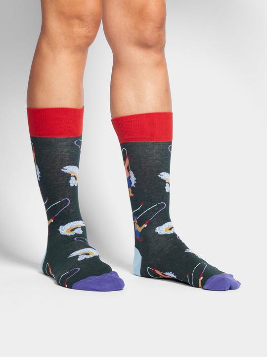 Actual product image DillySocks Fishing Rod (Single pack, 41 - 46)