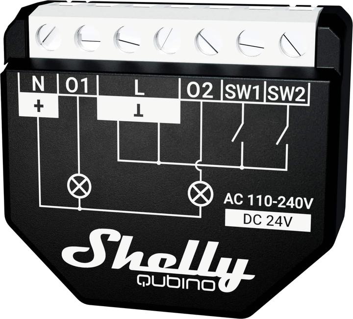Produktbild Shelly Qubino Wave 2PM (Schaltaktor)