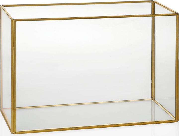 Produktbild Andrea Grosses Terrarium aus Glas & Goldmessing