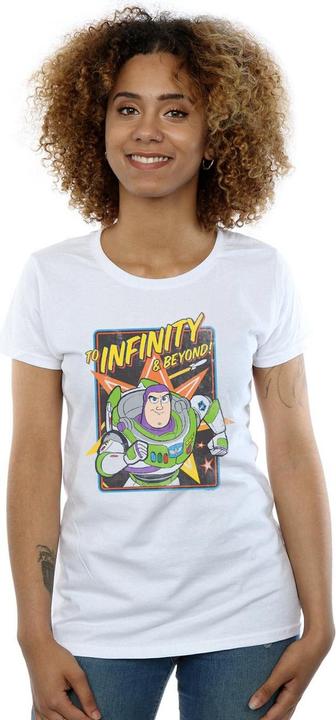 Actual product image Disney Womens/Ladies Toy Story 4 Buzz To Infinity Cotton T-Shirt (XXL)