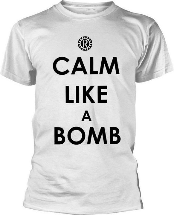 Actual product image Rage Against the Machine Unisex Adult Calm Like A Bomb T-Shirt (XXL)