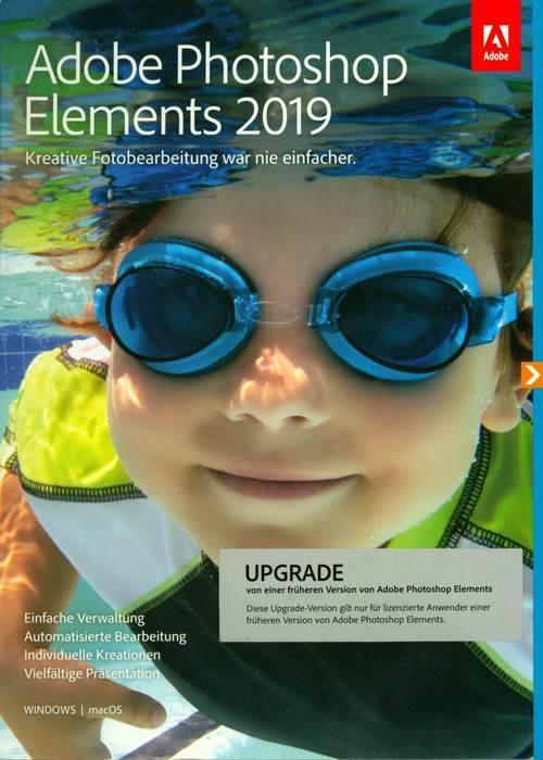 Adobe Photoshop Elements 2019 Upgrade (1 User)