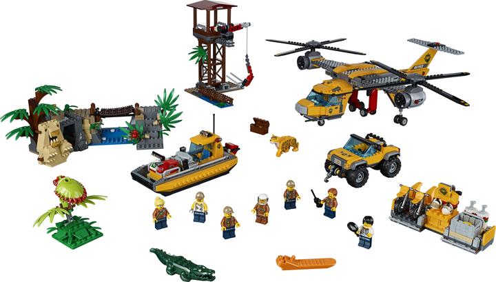 Immagine prodotto LEGO Elicottero Jungle Air Drop (60162, LEGO City)