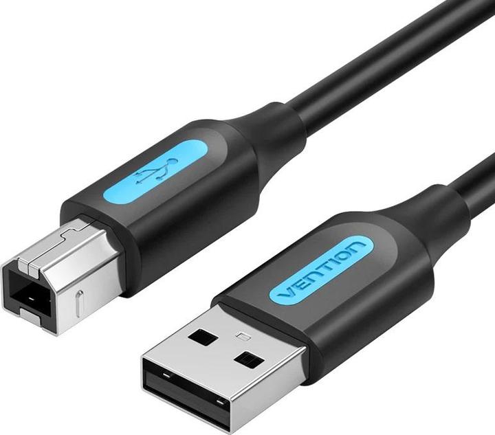 Actual product image Vention Cable USB 2.0 A to B COQBG 1.5m (black) (1.50 m, USB 2.0)