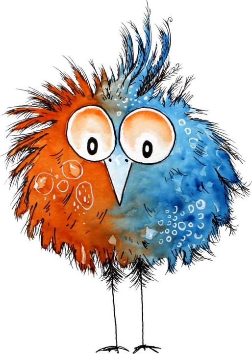 Image du produit Trenddeko Oiseau bizarre 02 (30 x 22 cm)
