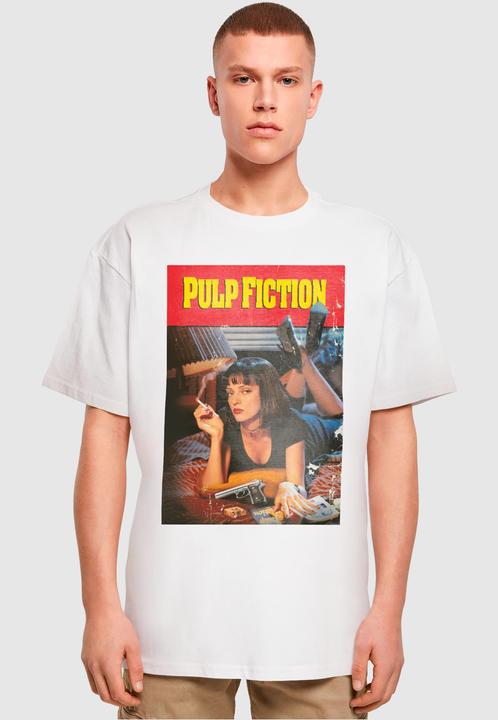 Actual product image Merchcode Pulp Fiction Poster Oversize Tee - 134095 (M)