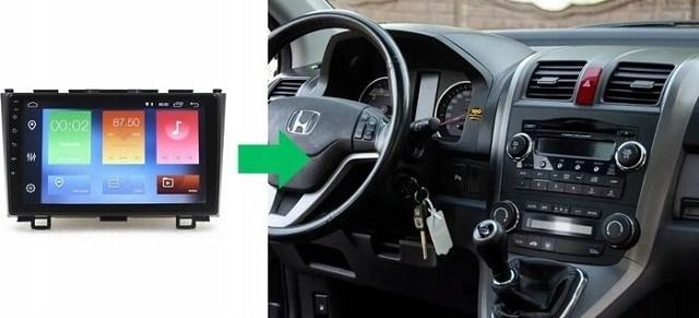 Actual product image No Name RADIO GPS NAVIGATION HONDA CRV 2006-2012 ANDROID (9")