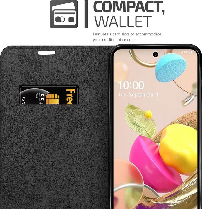 Productafbeelding Cadorabo Boek Onzichtbare Magneethoes (LG K42)