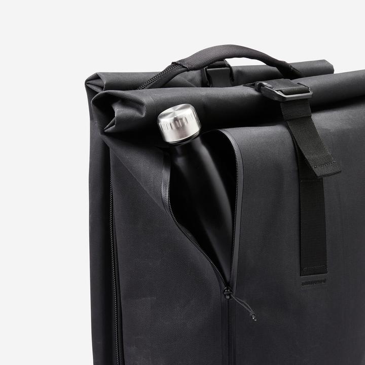 Image du produit Btwin Sac à dos sacoche vélo double pour porte-bagages 31 litres gris foncé (31 l, Sacoches)