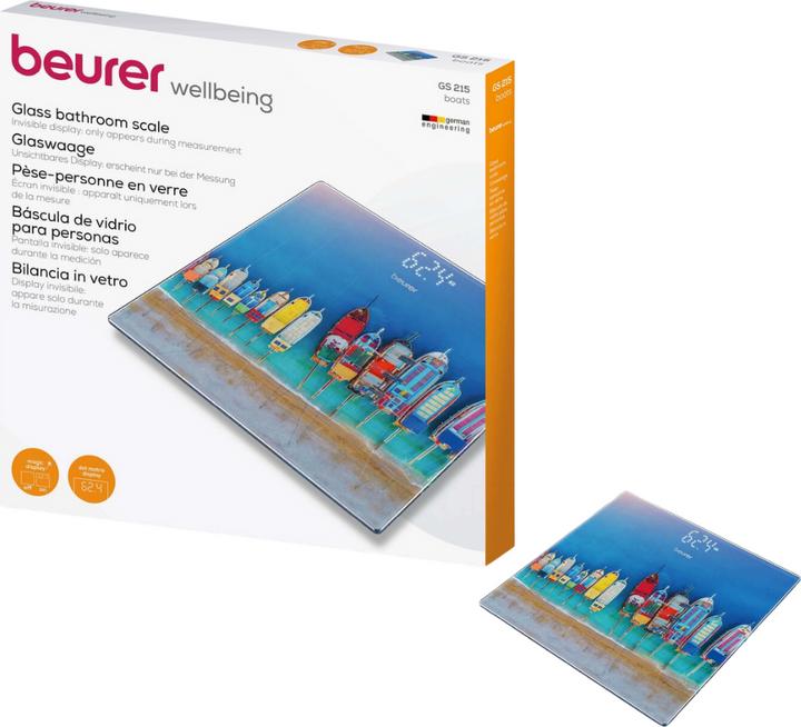 Image du produit Beurer Balance en verre GS215 Bateaux (180 kg)