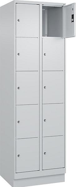 Actual product image C+P Compartment cupboard 2compartments each5compartments h.grey