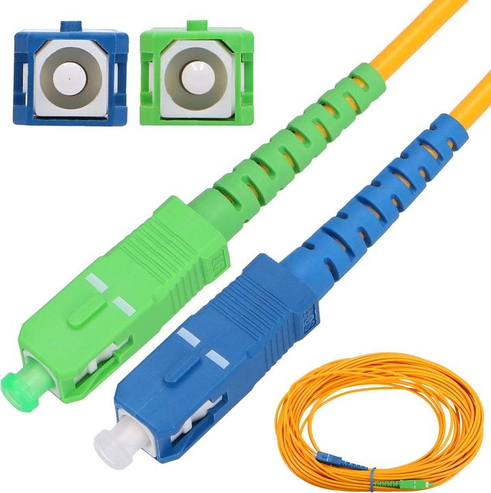 Produktbild Extralink Patchcord SC/APC-SC/UPC SX (0.50 m)