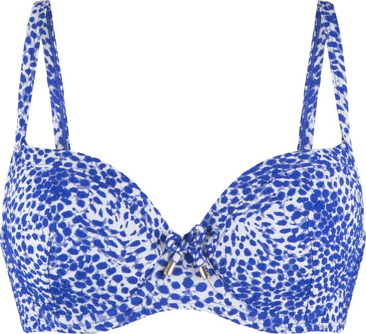 Blau weiss Druck
