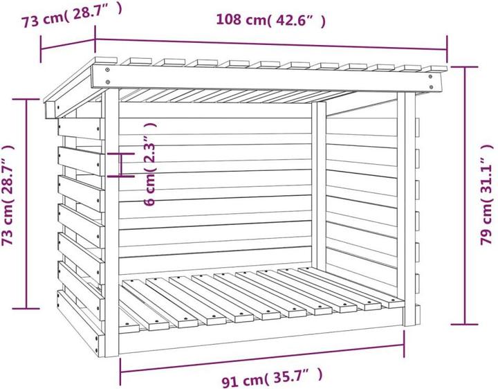 Produktbild VidaXL Paisas (108 x 73 x 79 cm)