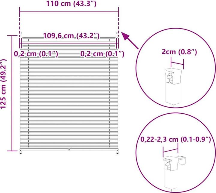 Actual product image VidaXL Eward (110 x 125 cm)