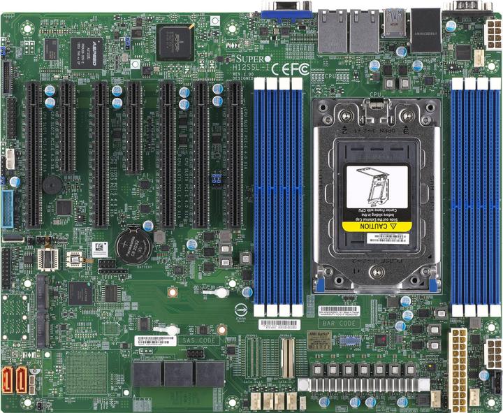 Actual product image Supermicro H12SSL-i (SP3, AMD SoC, ATX)