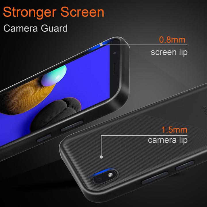 Actual product image Cadorabo Hybrid Matt Cover (Samsung Galaxy A01 Core)