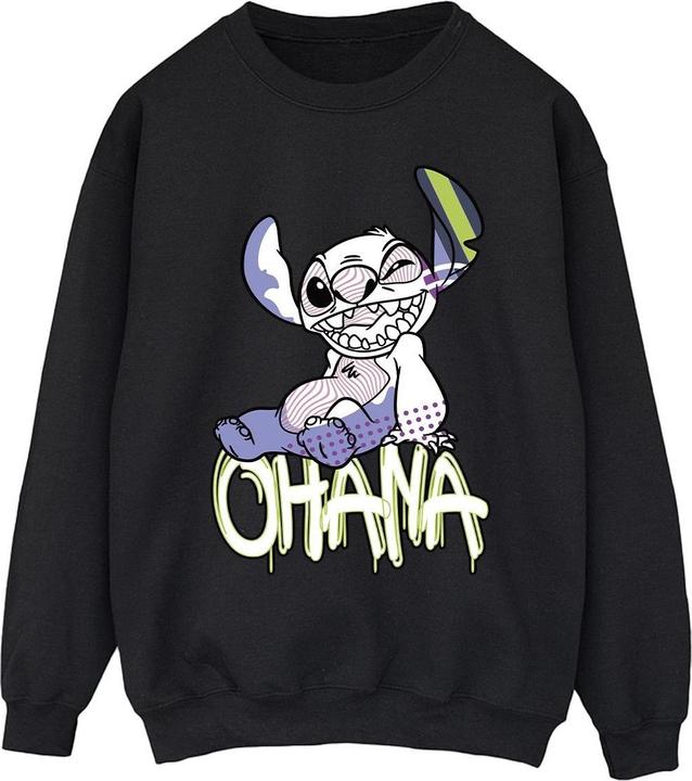 Produktbild Disney Lilo And Stitch Ohana Graffiti Sweatshirt (M)