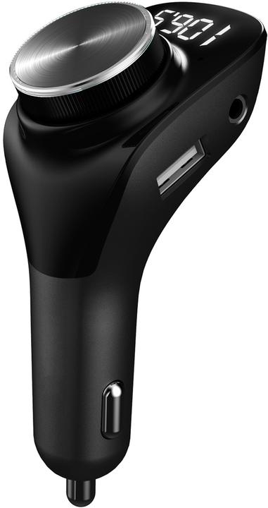 Immagine prodotto -BT-FMTRANSM2 Trasmettitore FM 87,5 - 108 MHz Bluetooth/USB Nero