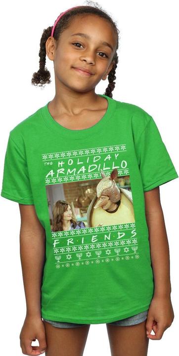 Immagine prodotto Friends Fair Isle Holiday Armadillo Maglietta Ragazze (140, 146)