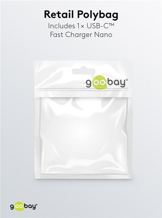 Produktbild Goobay USB-C Nano Schnellladegerät mit GaN Technologie (30 W)