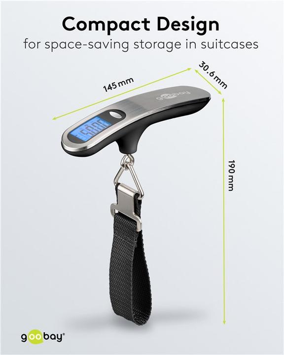 Image du produit Goobay Digitale Kofferwaage (Pèses bagage)